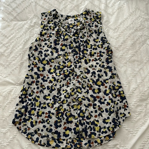 Floral print blouse from the Cabi collection, Size L - Picture 1 of 4